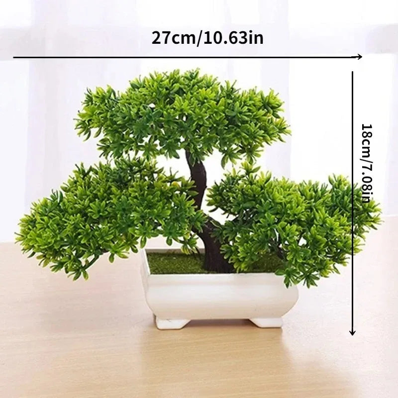 Ornamentos De Árvores De Bonsai Artificiais